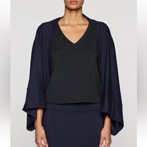 BLEU SALT dolman bolero O/S BLACK